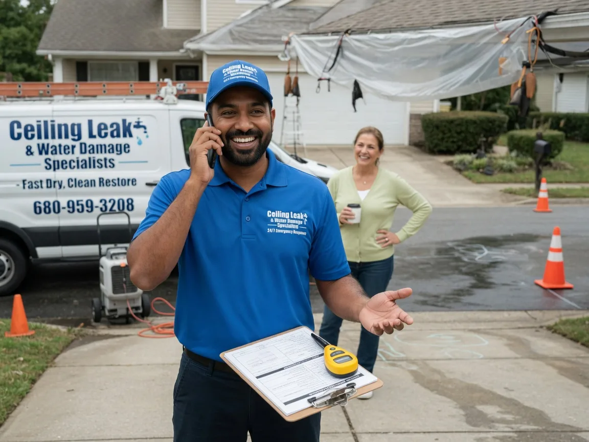 Ceiling Leak Cleanup Bruning, NE FAQs